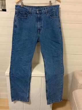 Levi’s 505 Straight Leg Jeans Men’s 38x30 Medium Wash Relaxed Fit